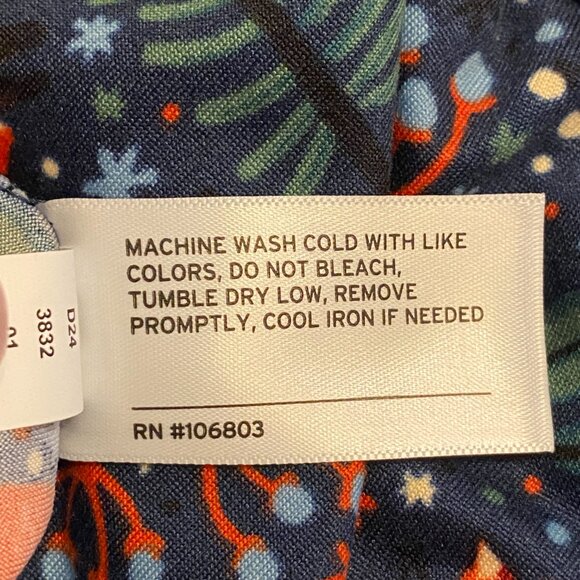 Duluth Trading Co Soft Jam Fox Pajama Set Sz L Blue Rust Lounge Sleep Soft - Picture 13 of 13